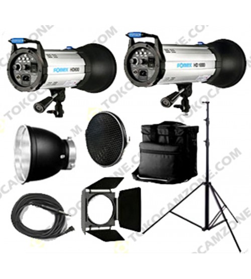 Fomex E Studio Kit 318 With Softbox 30 x 120 / 80 x 120